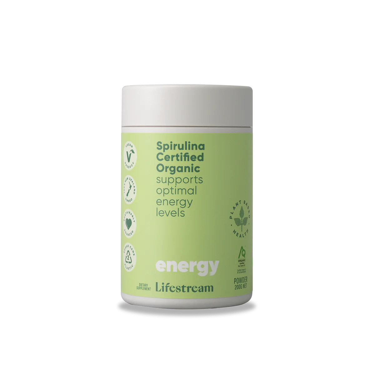 Lifestream Certified Organic Spirulina powder 200g