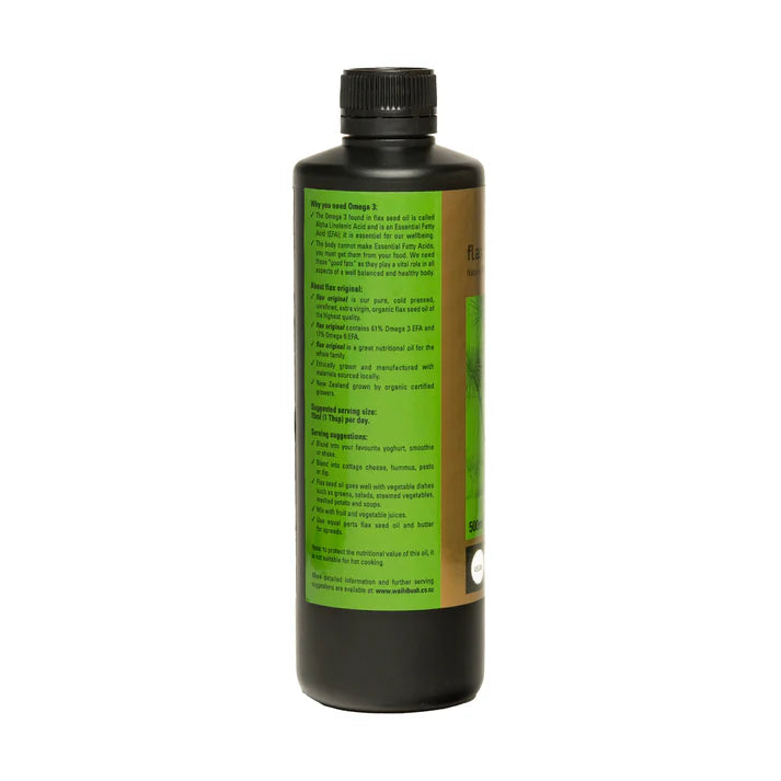 Organic Flax Seed Oil