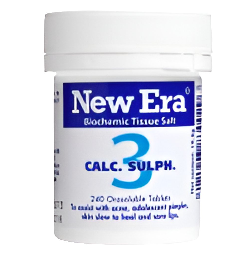 New Era Tissue Salt Calc Sulph #3