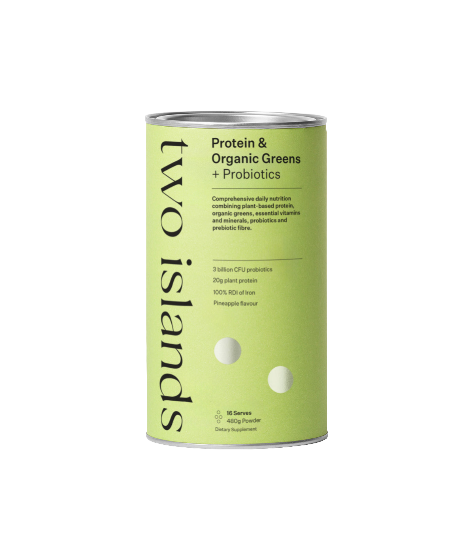 Two Islands Protein & Organic Greens + Probiotics 480g