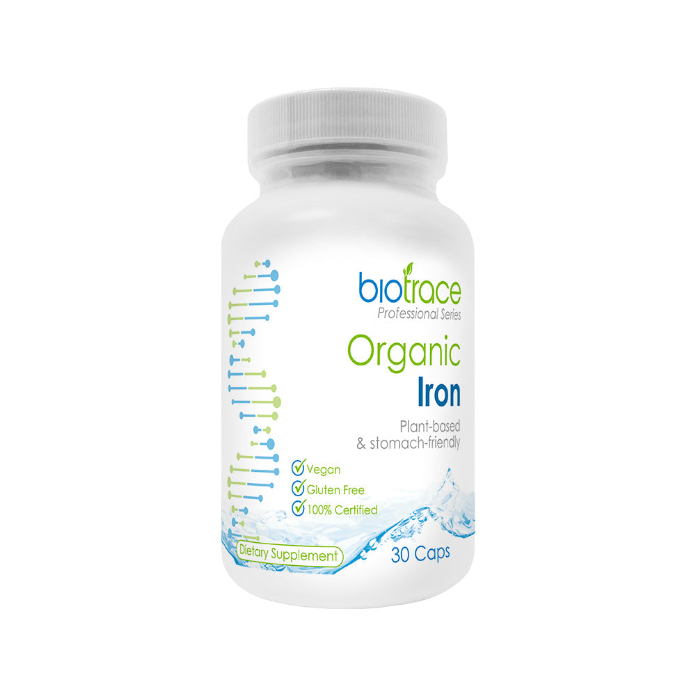 Biotrace Organic Plant-based Iron 30 Vcaps
