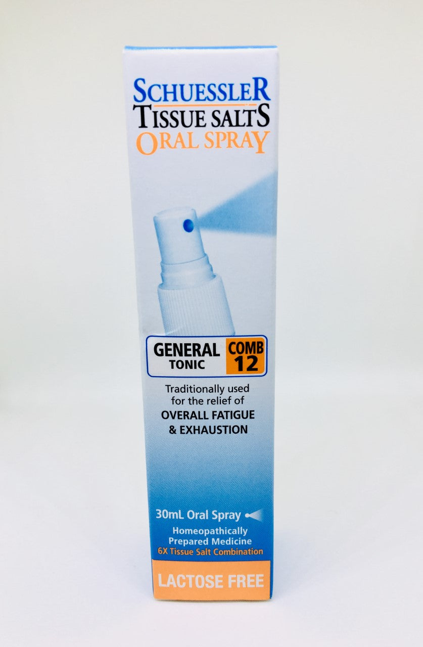 Schuessler General Tonic Tissue Salts Oral Spray 30ml